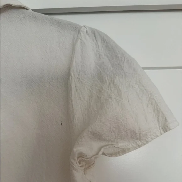 Lisa Says Gah White Mini Dress with Floral Embroidery - Picture 5 of 6